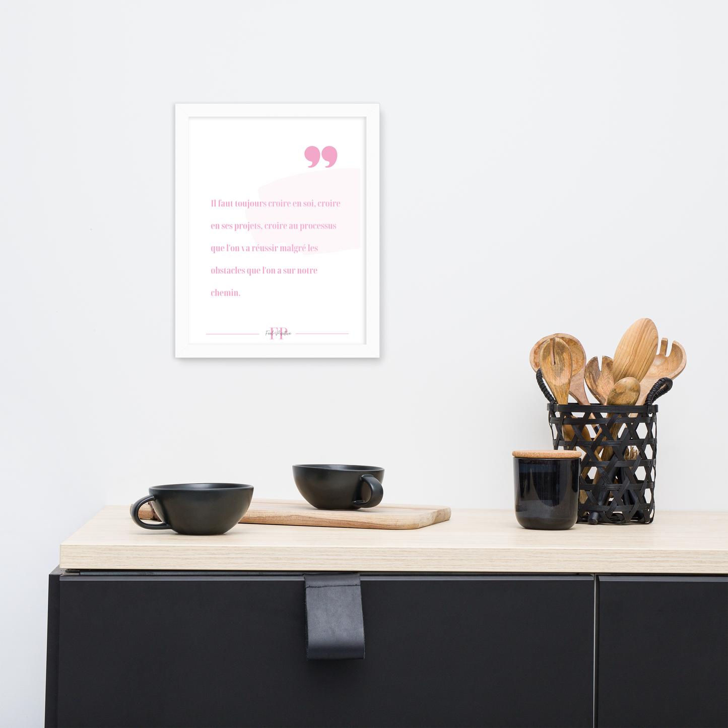 Poster encadré "Croire en soi"