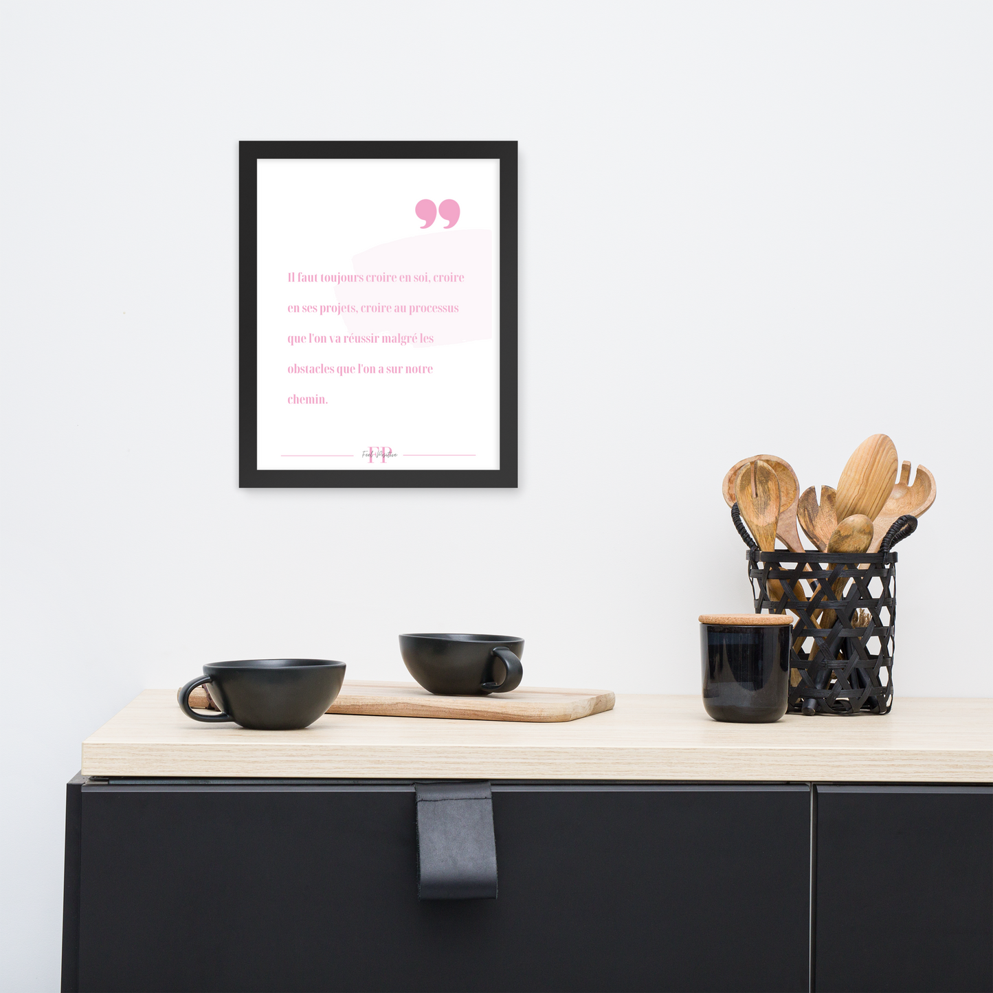 Poster encadré "Croire en soi"