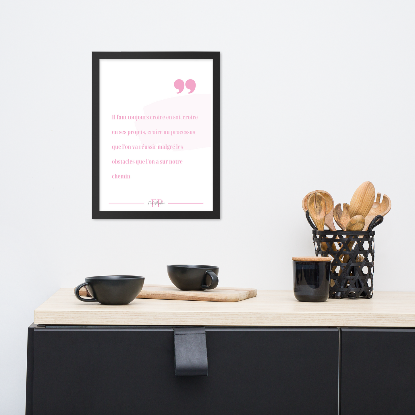 Poster encadré "Croire en soi"