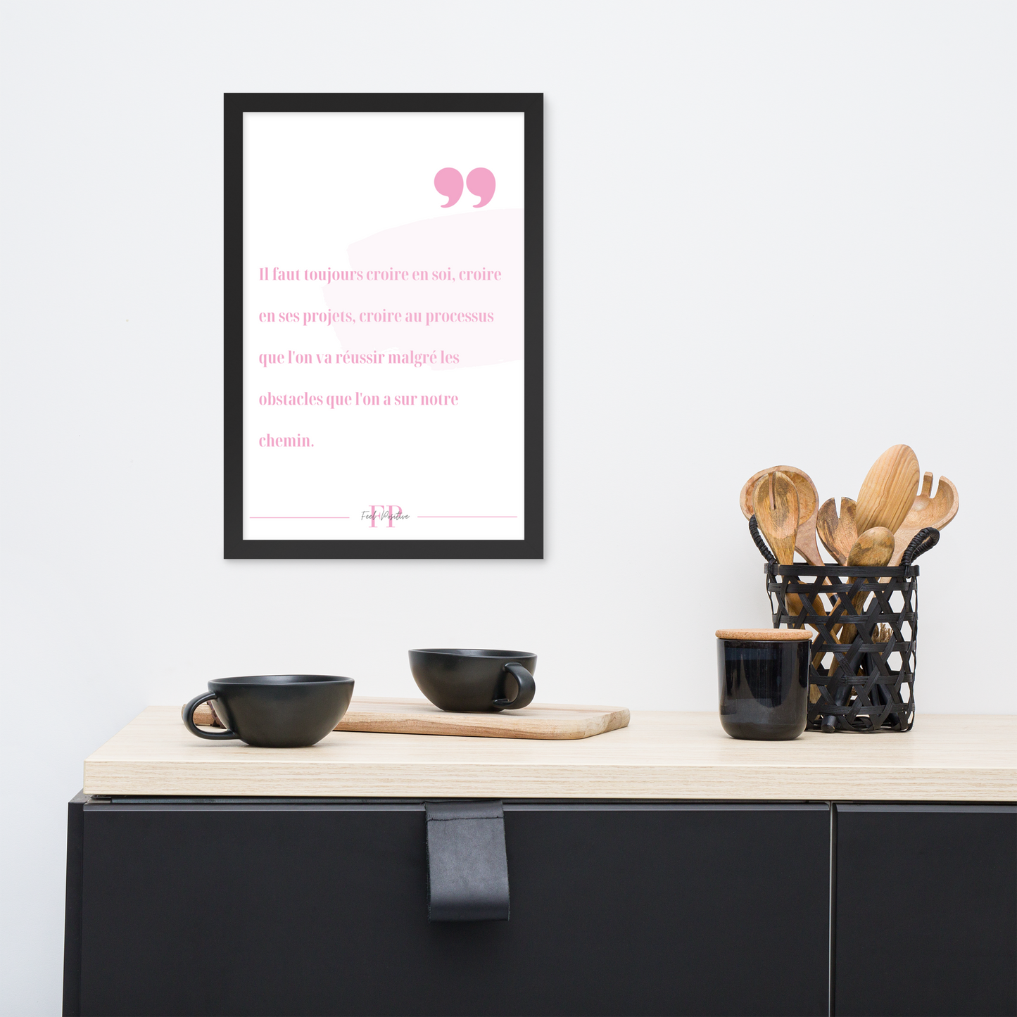 Poster encadré "Croire en soi"