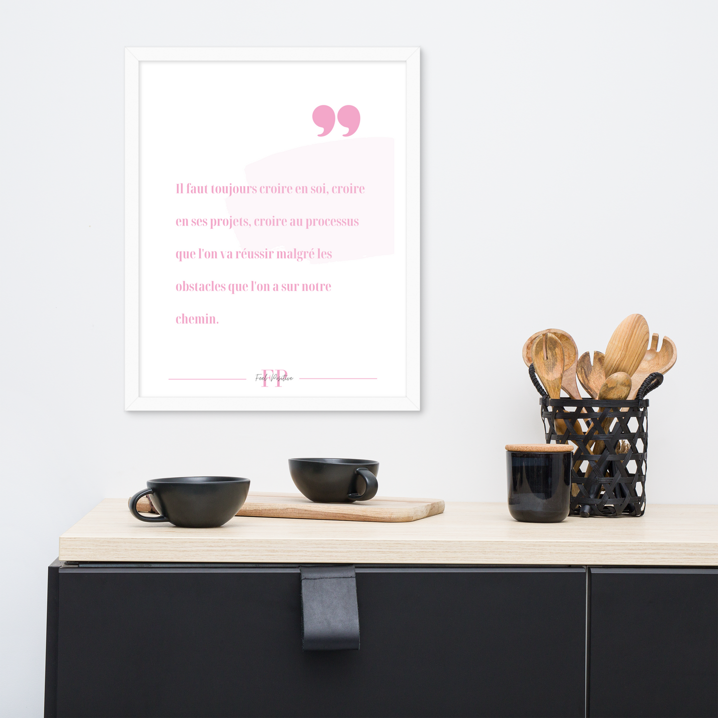 Poster encadré "Croire en soi"