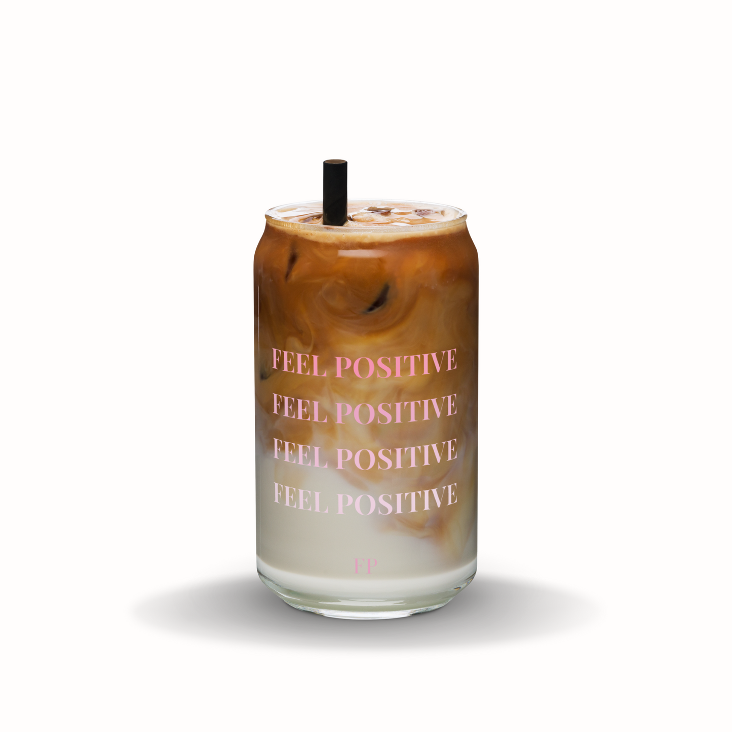 Verre Cannette Feel positive Café Latté