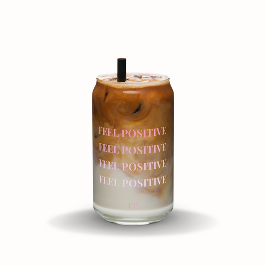 Verre Cannette Feel positive Café Latté