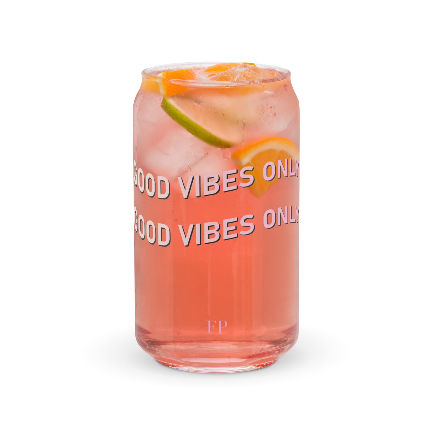 Verre Canette "Good Vibes Only"