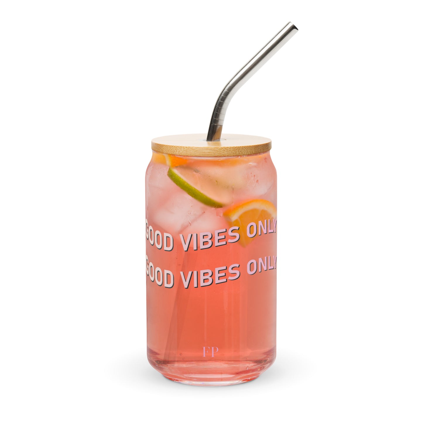 Verre Canette "Good Vibes Only"