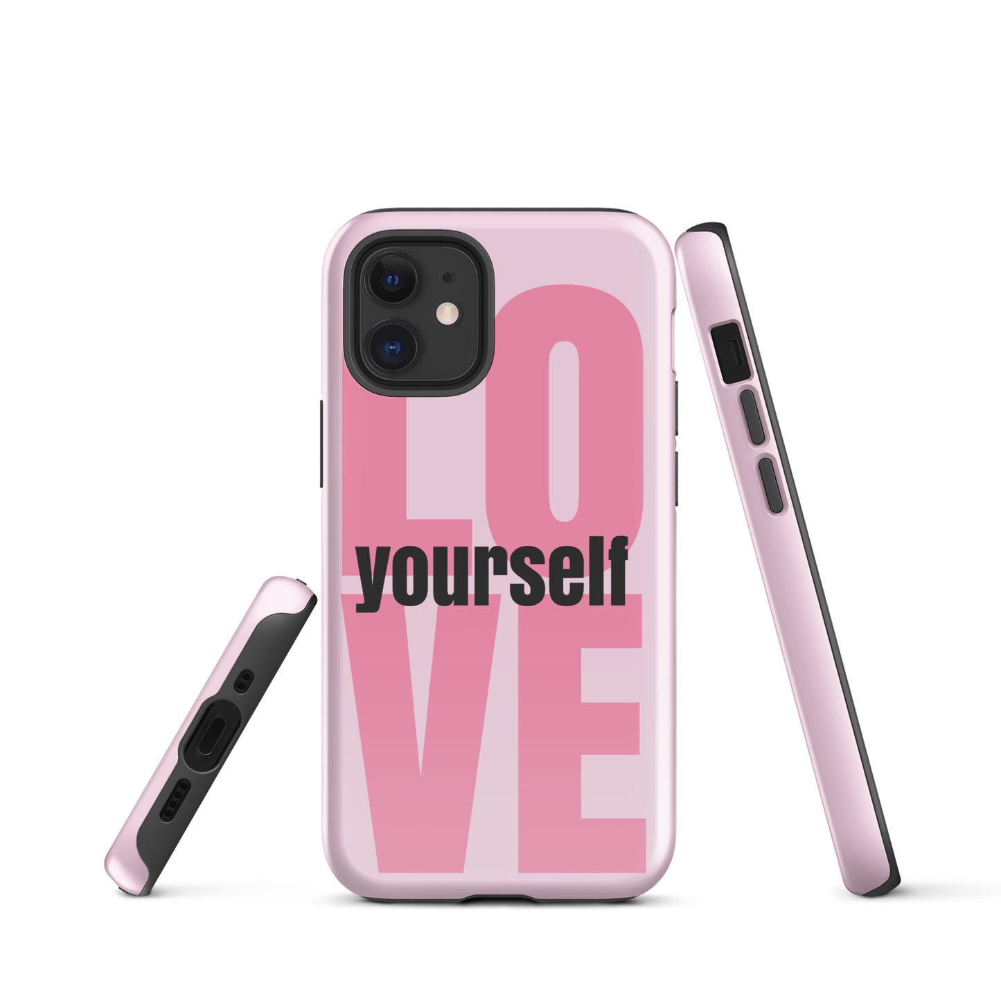 Coque iPhone Solide "Love Yourself"