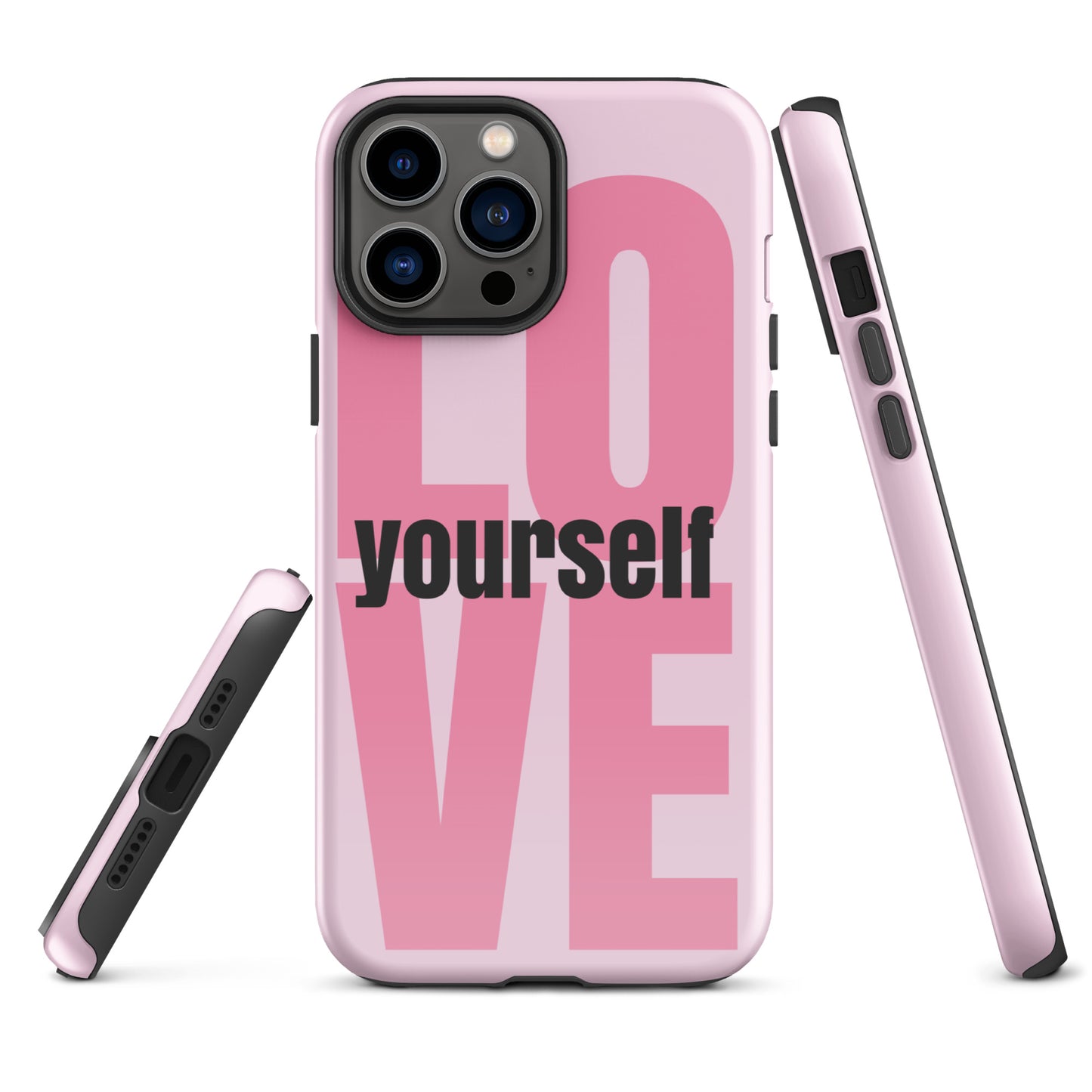 Coque iPhone Solide "Love Yourself"