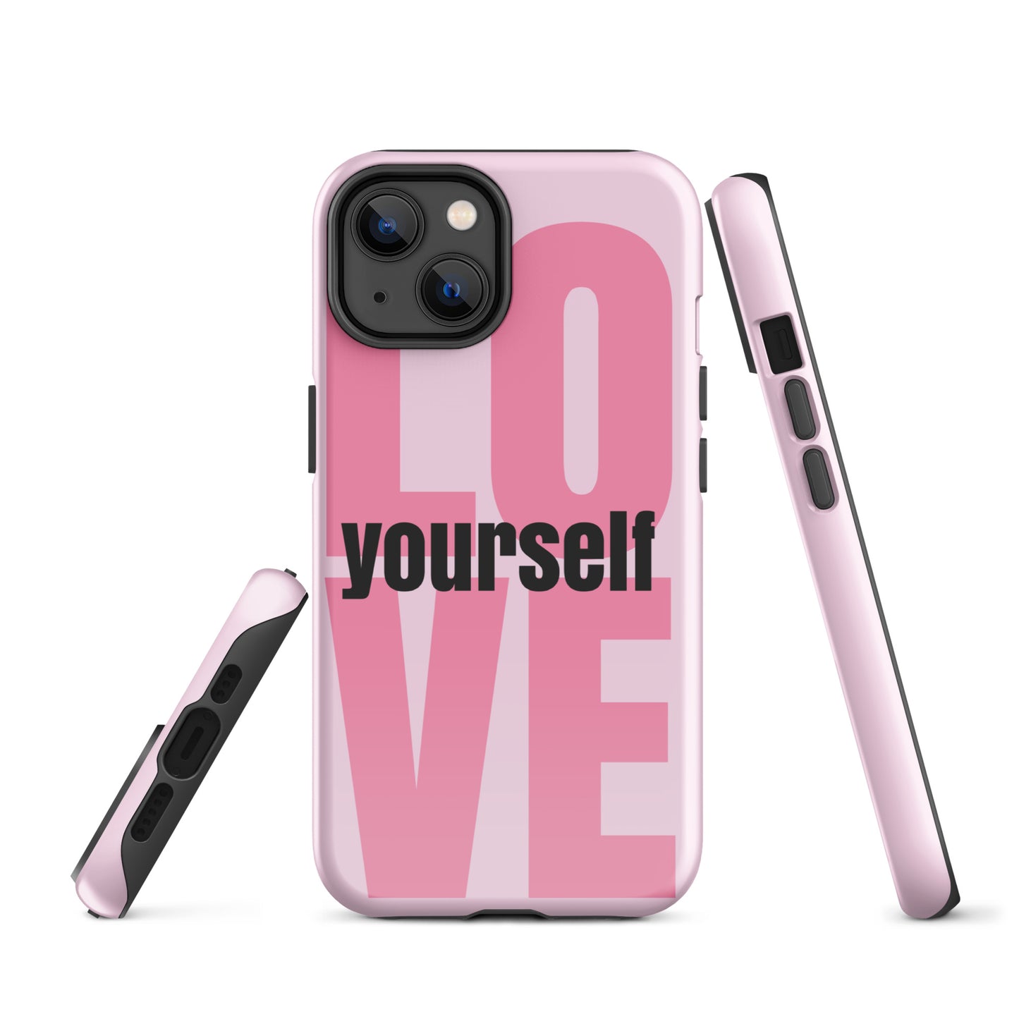 Coque iPhone Solide "Love Yourself"