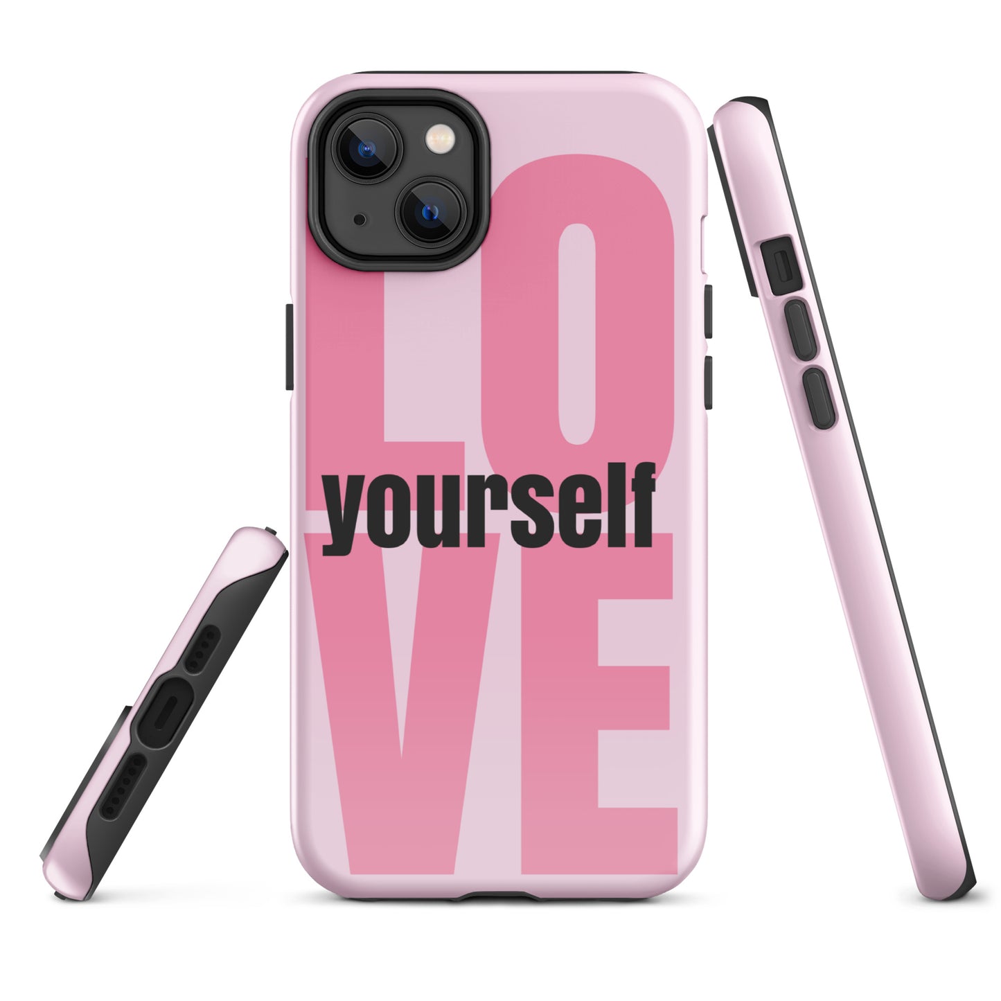 Coque iPhone Solide "Love Yourself"