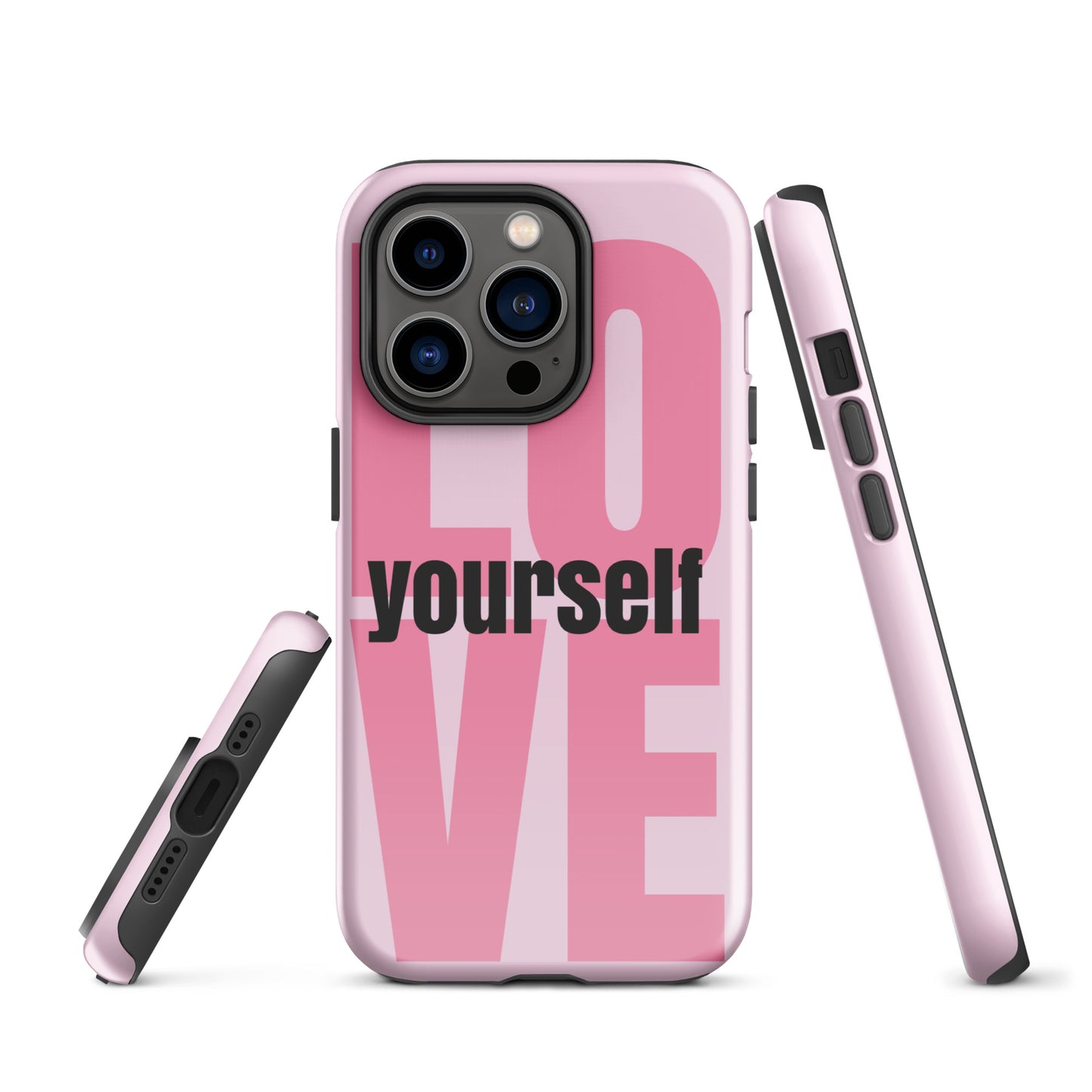 Coque iPhone Solide "Love Yourself"