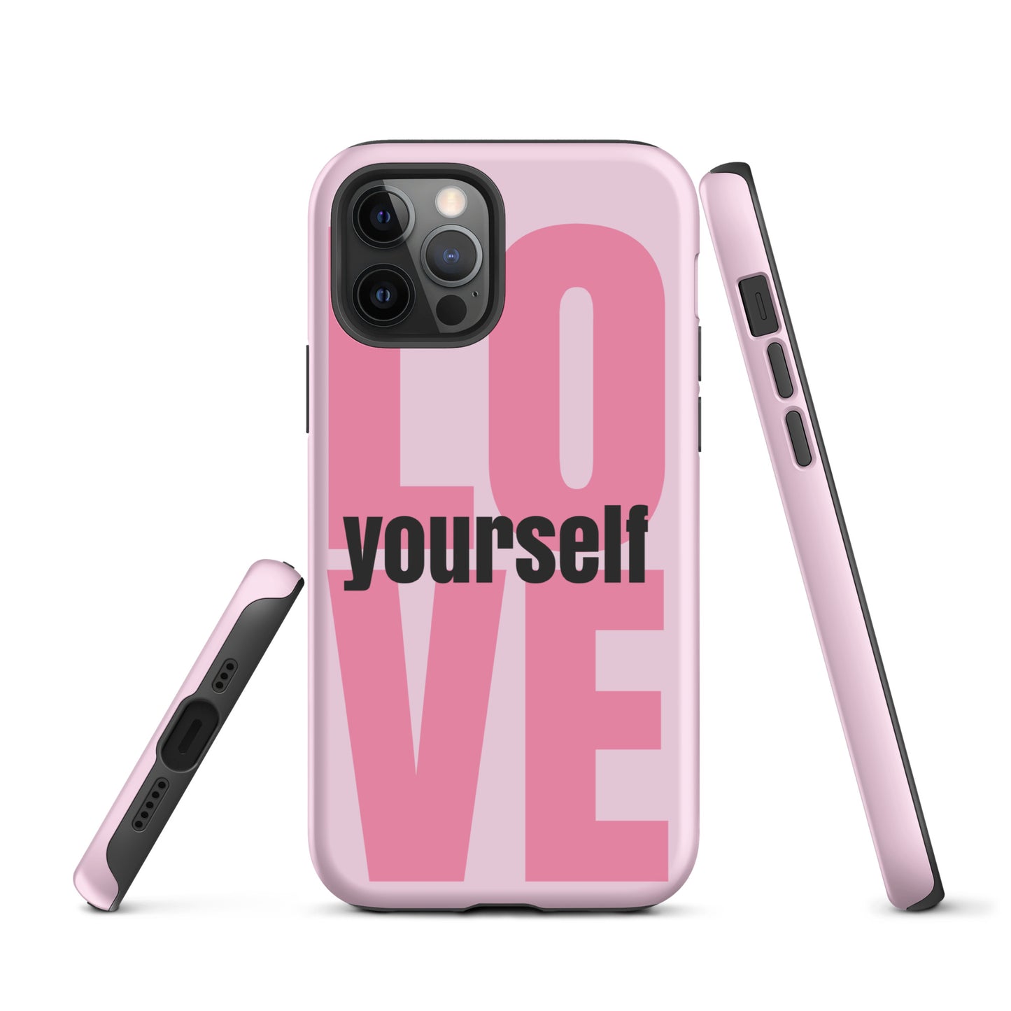 Coque iPhone Solide "Love Yourself"