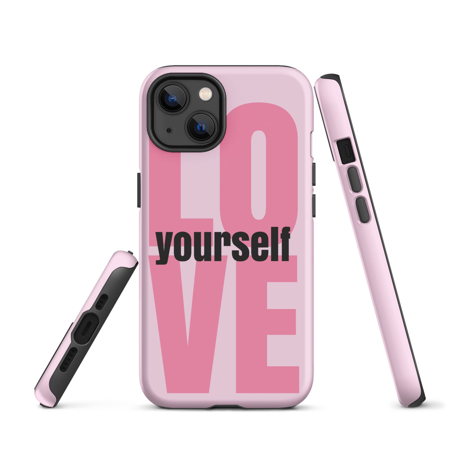 Coque iPhone Solide "Love Yourself"