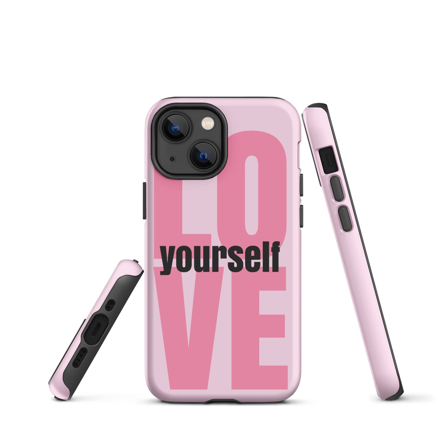 Coque iPhone Solide "Love Yourself"