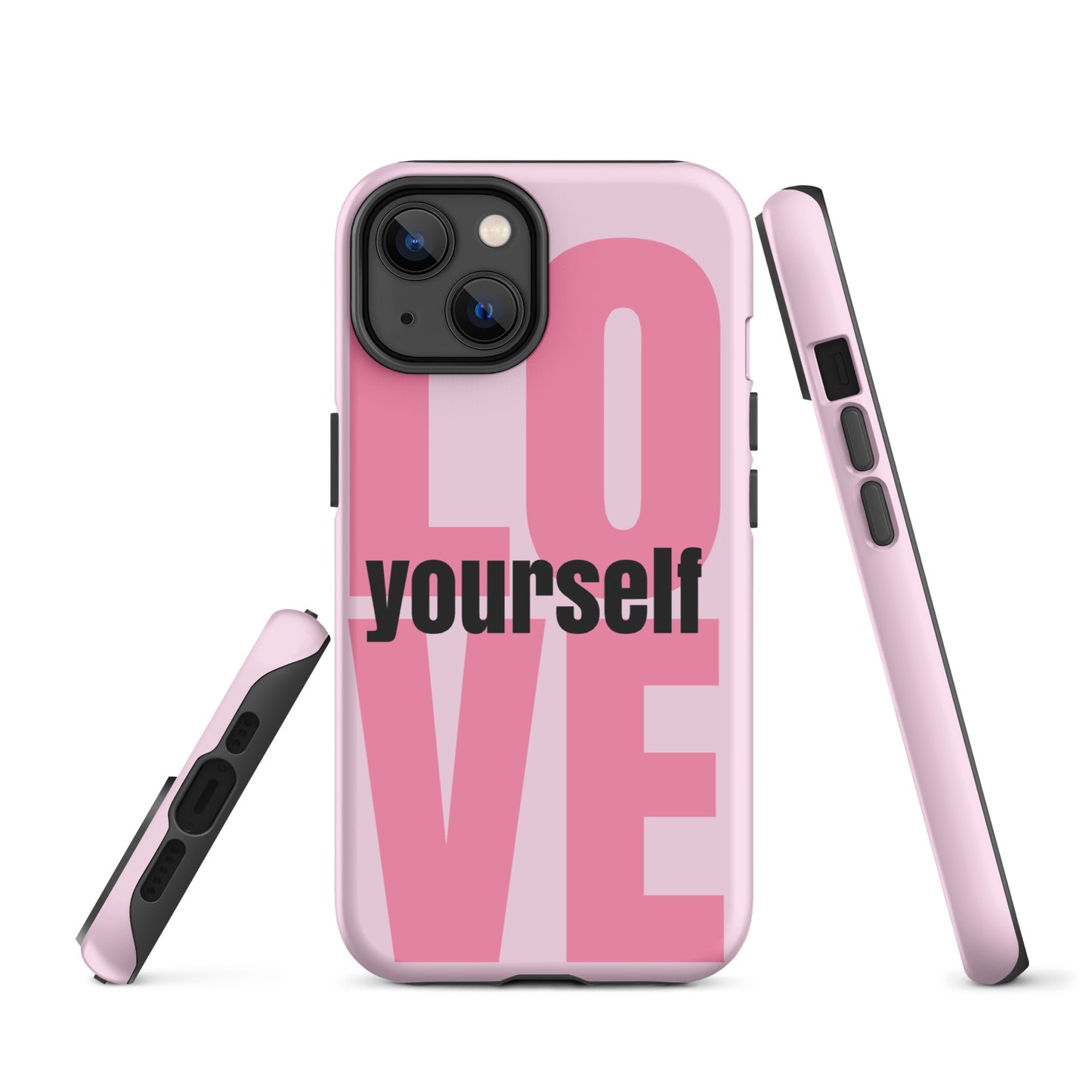 Coque iPhone Solide "Love Yourself"