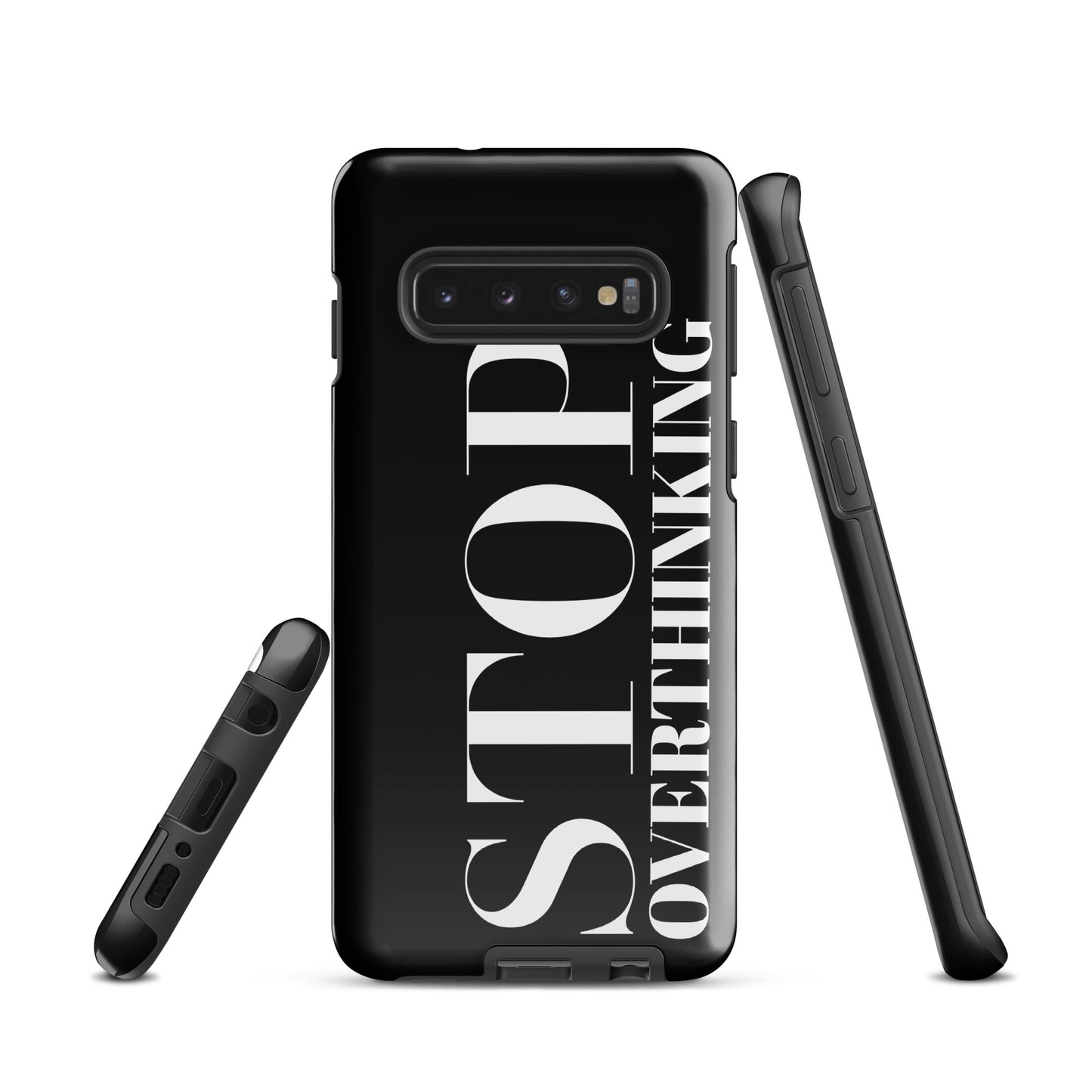 "Stop Overthinking" Samsung Solid Case