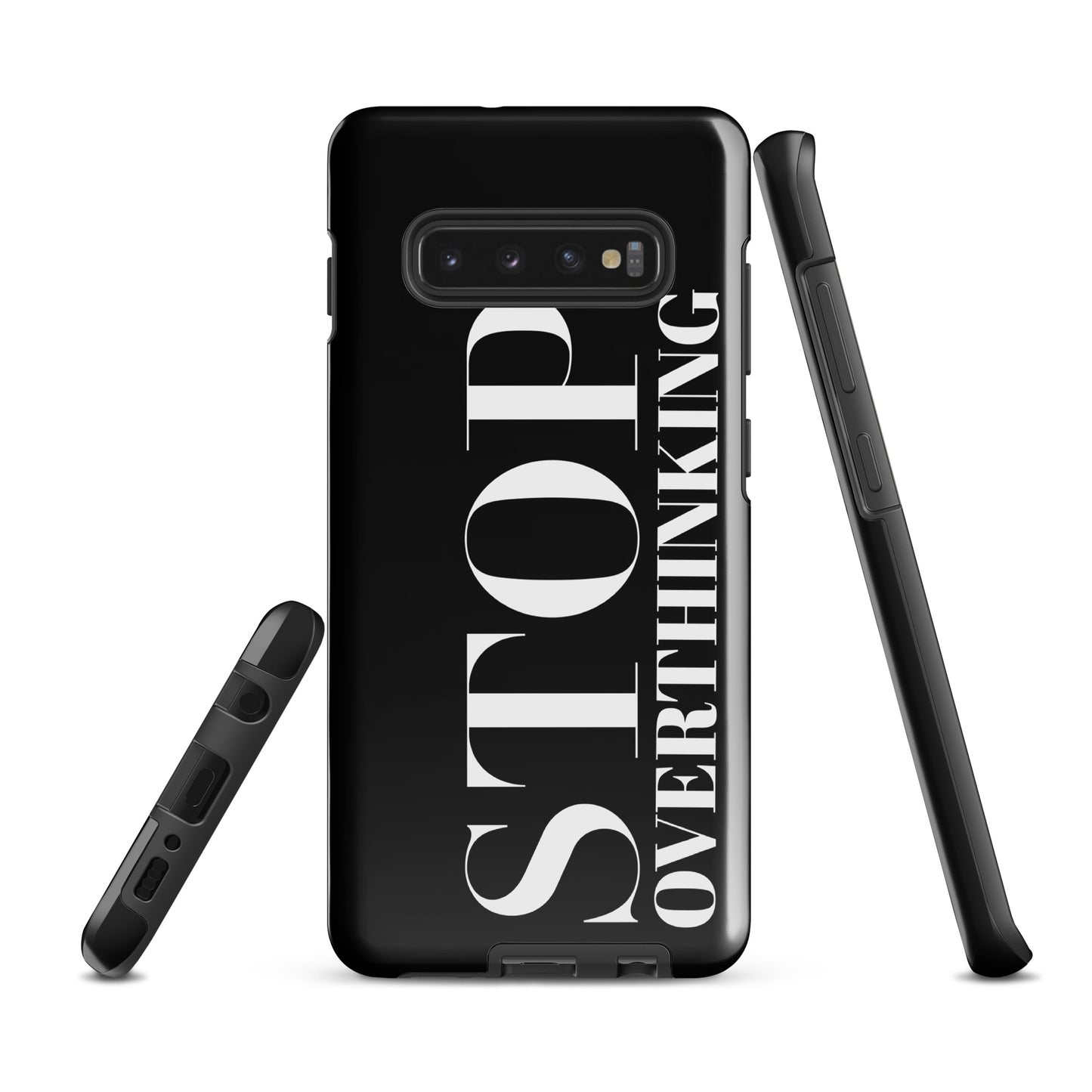 "Stop Overthinking" Samsung Solid Case