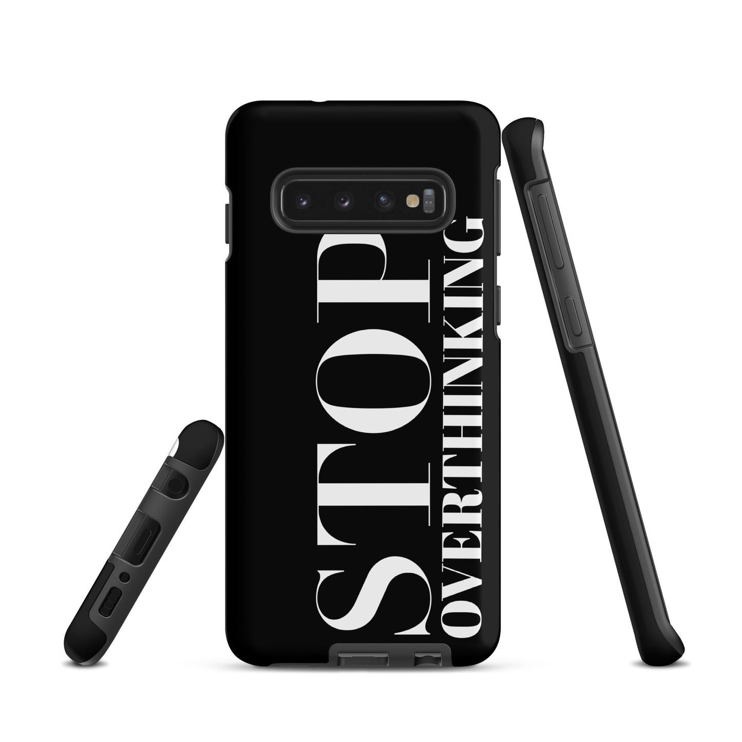 Coque Samsung Solide "Stop Overthinking"