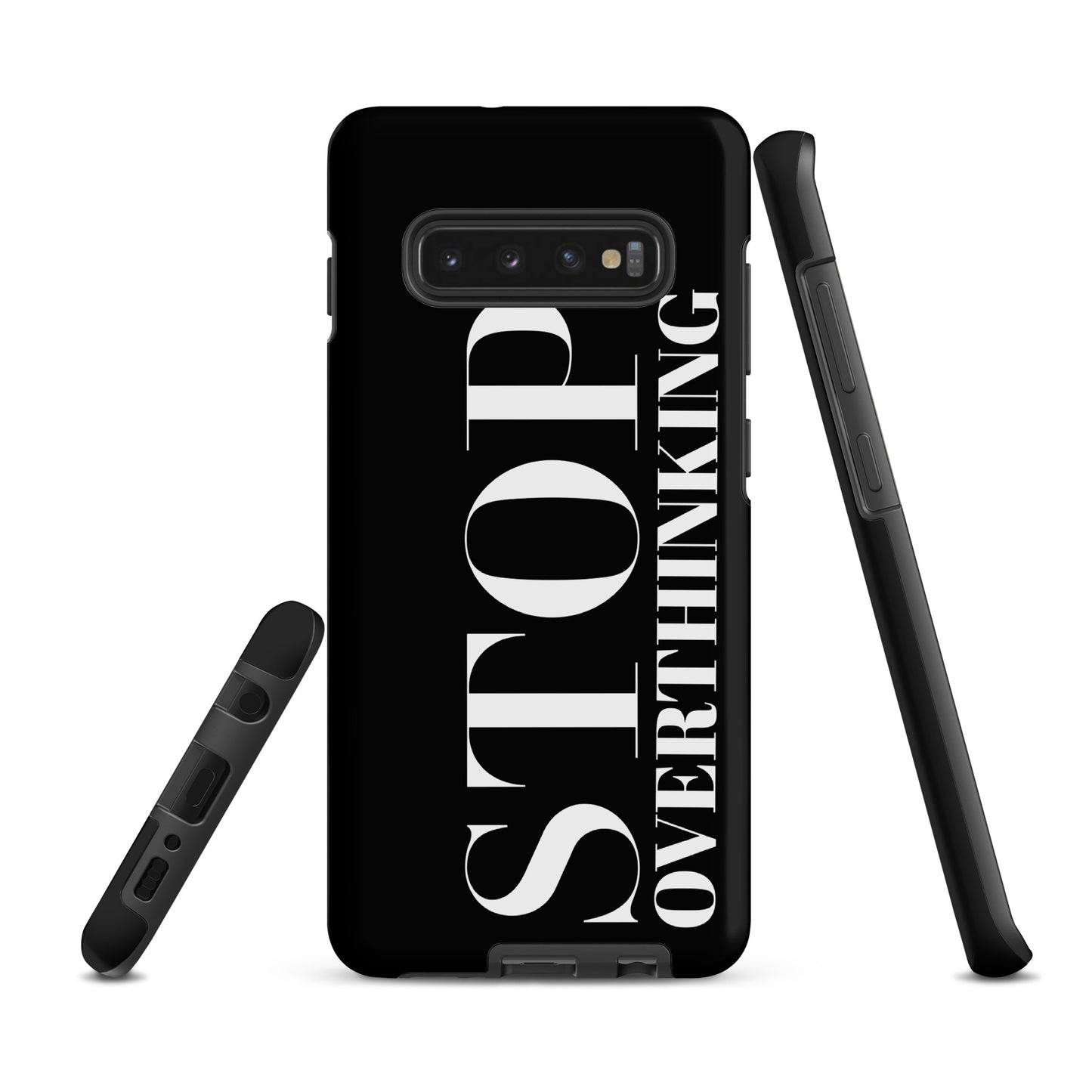 "Stop Overthinking" Samsung Solid Case